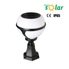 Paisagem de convés de Pedestal lâmpada cerca exterior Solar Bollard LED luz jardim JR-2012